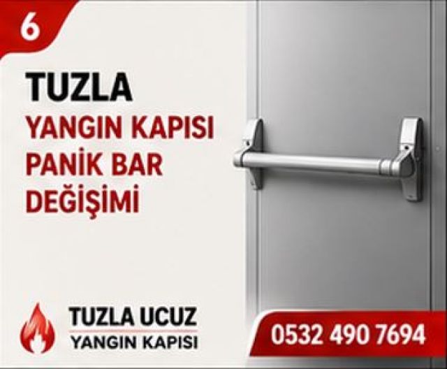 Tuzla Yangın Kapısı Panik Bar Değişimi
