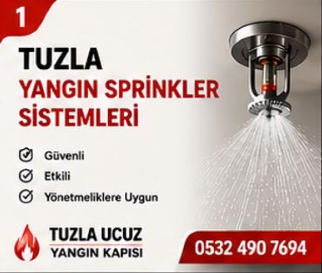 Tuzla Yangın Sprinkler Sistemleri