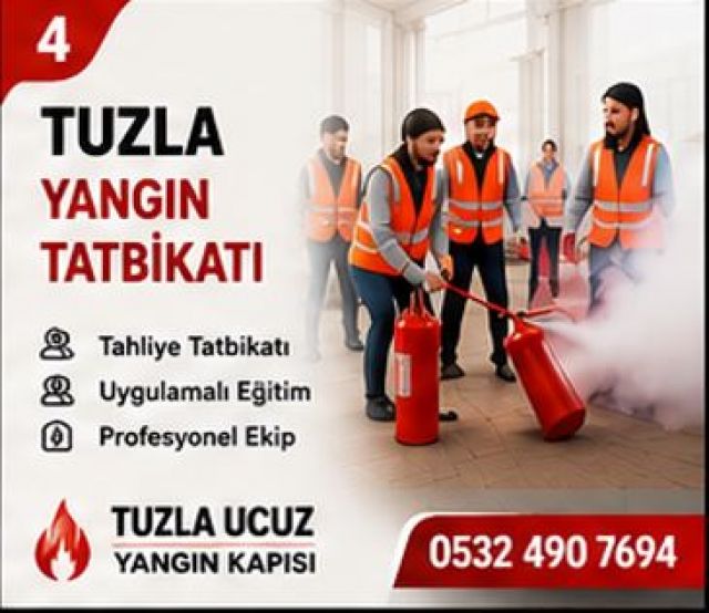 Tuzla Yangın Tatbikatı