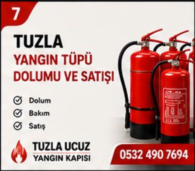 Tuzla Yangın Tüpü Dolumu ve Satışı